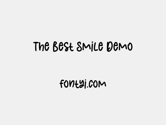The Best Smile Demo