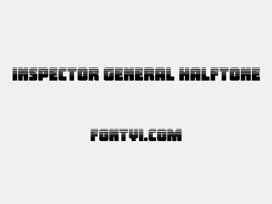 Inspector General Halftone