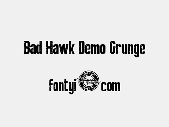 Bad Hawk Demo Grunge