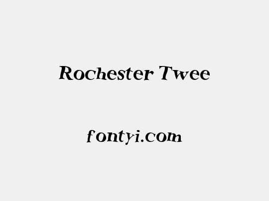 Rochester Twee
