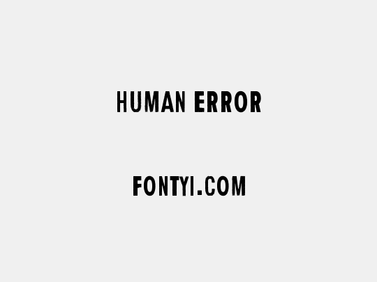 Human Error