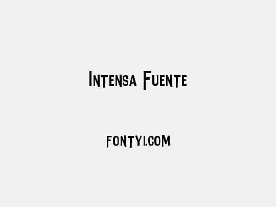 Intensa Fuente
