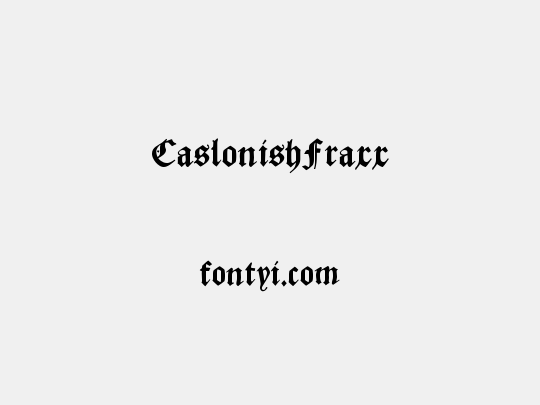 CaslonishFraxx