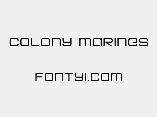 Colony Marines