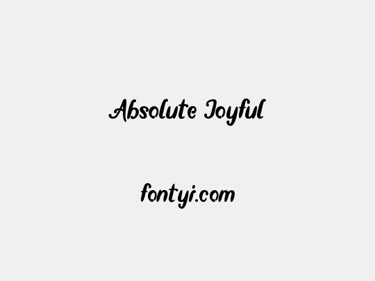 Absolute Joyful