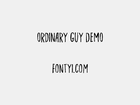 Ordinary Guy DEMO
