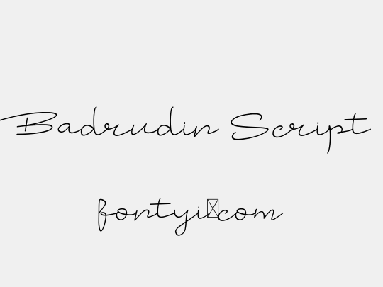 Badrudin Script