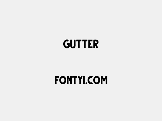 Gutter