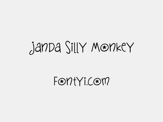 Janda Silly Monkey