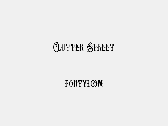 Clutter Street