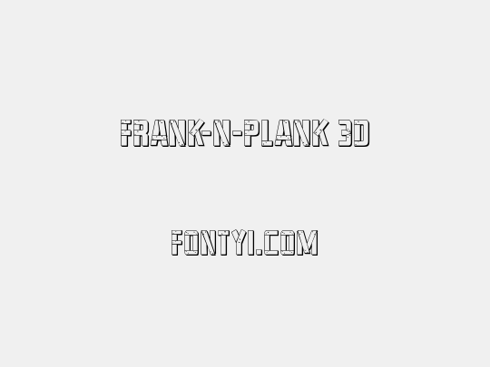 Frank-n-Plank 3D