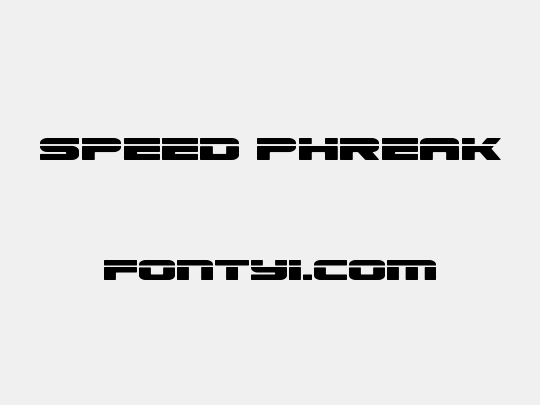 Speed Phreak