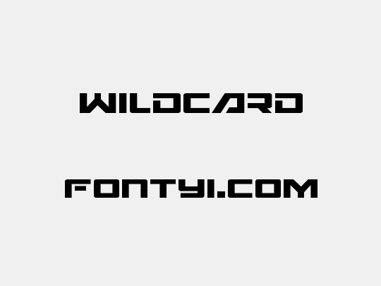 Wildcard