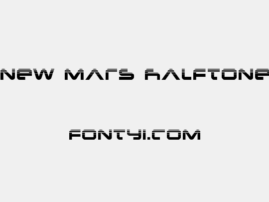 New Mars Halftone
