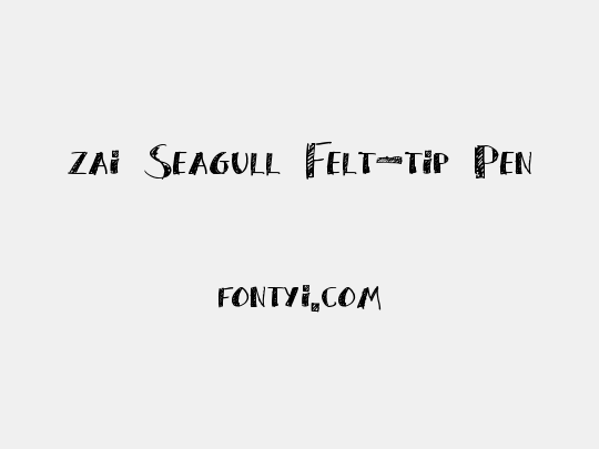 zai Seagull Felt-tip Pen