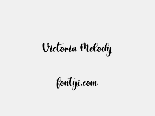 Victoria Melody