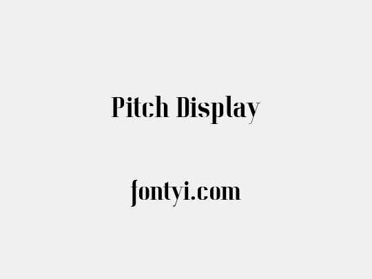 Pitch Display