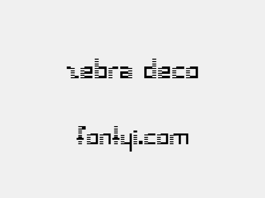 zebra deco