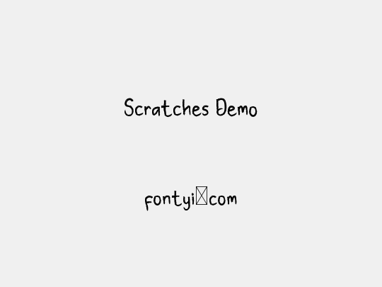 Scratches Demo