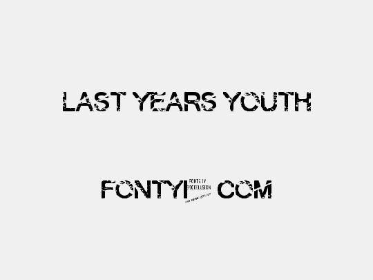 Last Years Youth