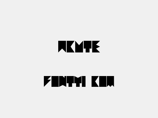 acute