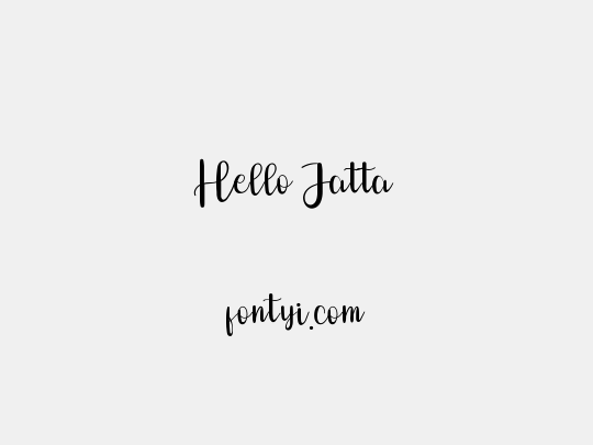 Hello Jatta