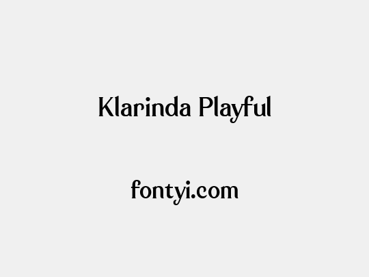 Klarinda Playful
