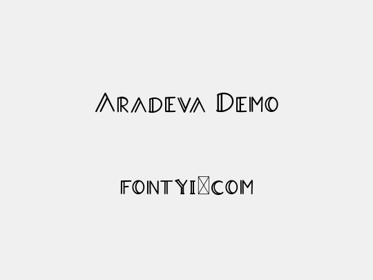 Aradeva Demo