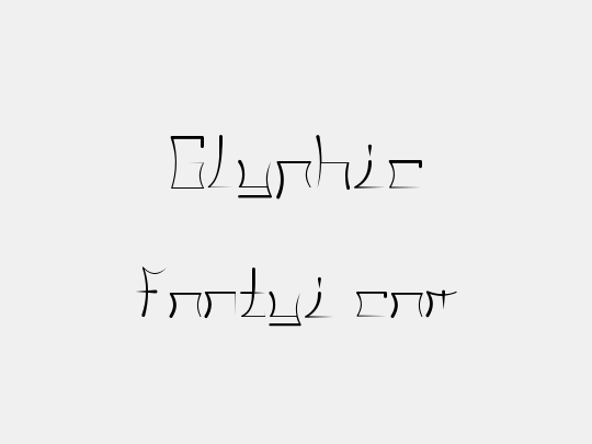 Glyphic