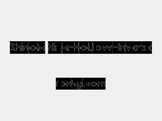 Shinobi Ninja-Hollow-Inverse