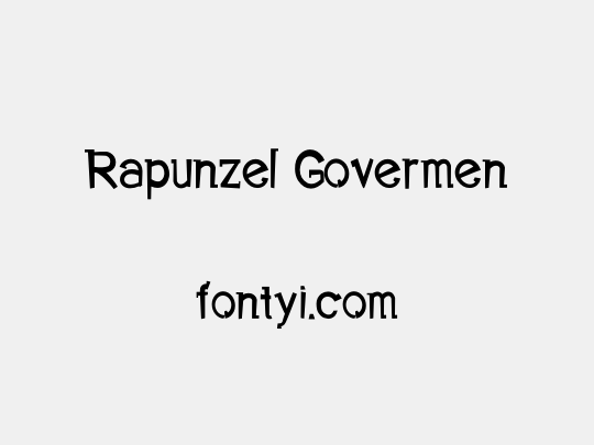 Rapunzel Govermen