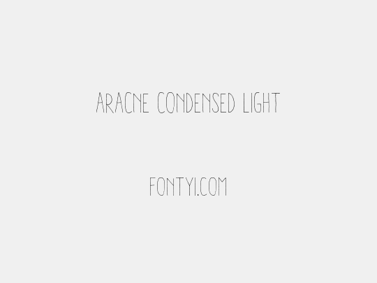 Aracne Condensed Light