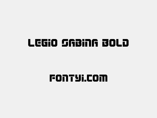 Legio Sabina Bold