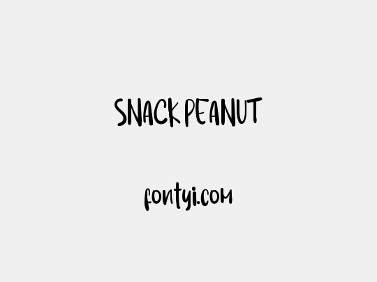 SNACK PEANUT