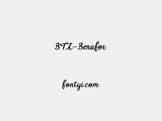 BTX-Benafor