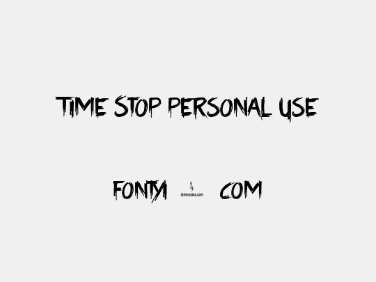 Time Stop Personal Use