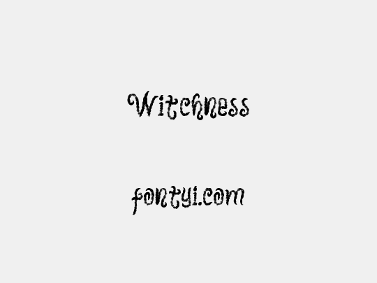 Witchness