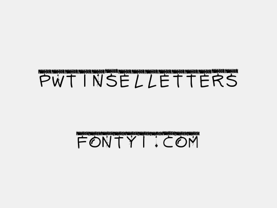 PWTinselLetters