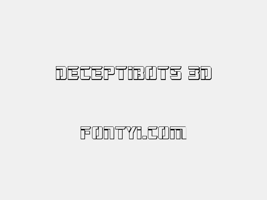 Deceptibots 3D