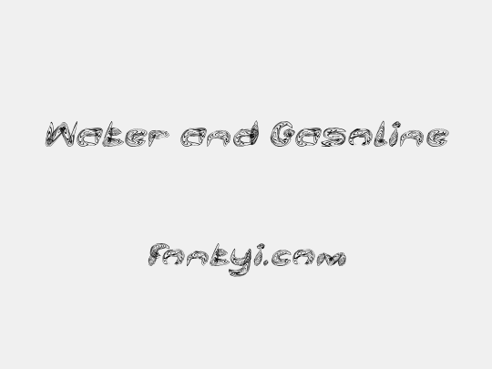 Water and Gasoline