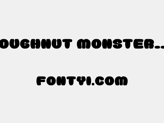Doughnut Monster__G