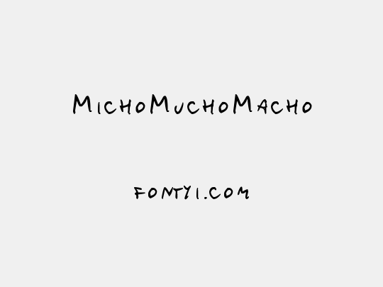 MichoMuchoMacho