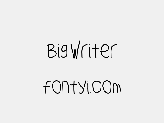 Big Writer