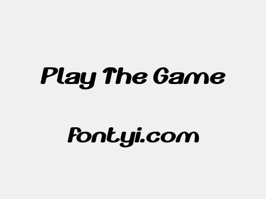Play The Game