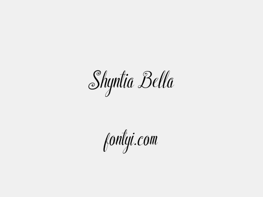 Shyntia Bella