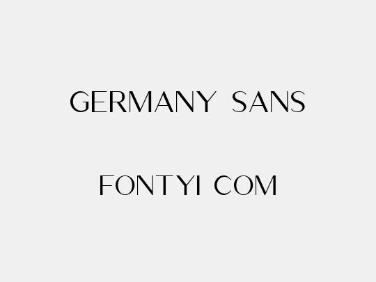 Germany Sans
