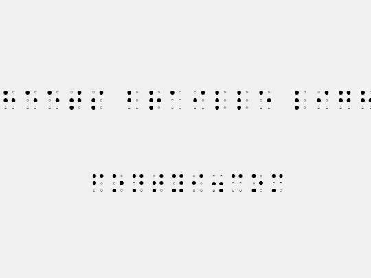 Sheets Braille Light