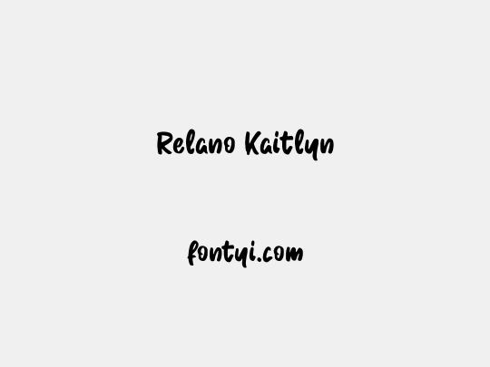 Relano Kaitlyn