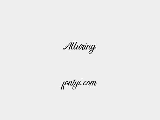 Alluring