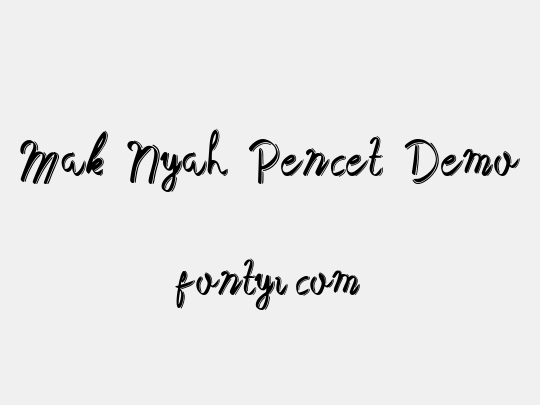 Mak Nyah Pencet Demo